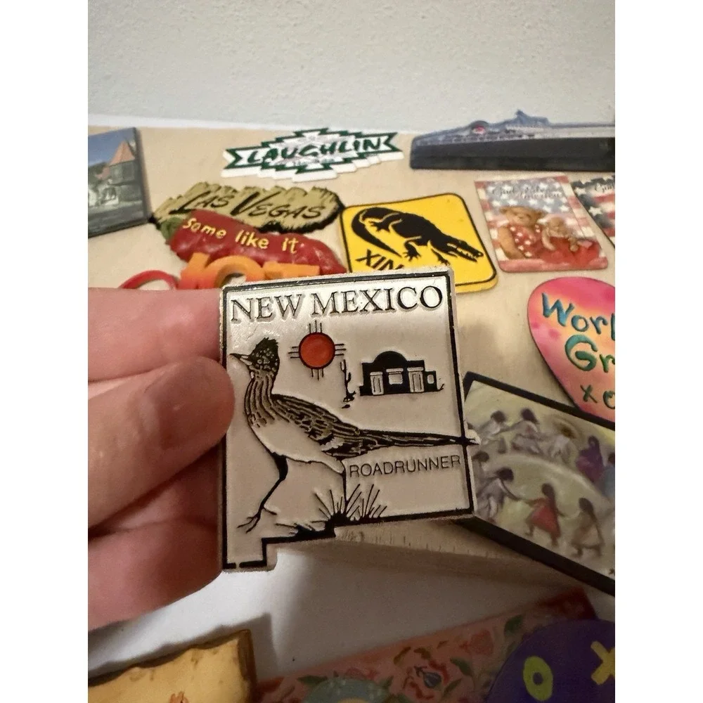 Lot Of Vintage Magnets New México, Grandma, Laughlin , St Louis, Las Vegas